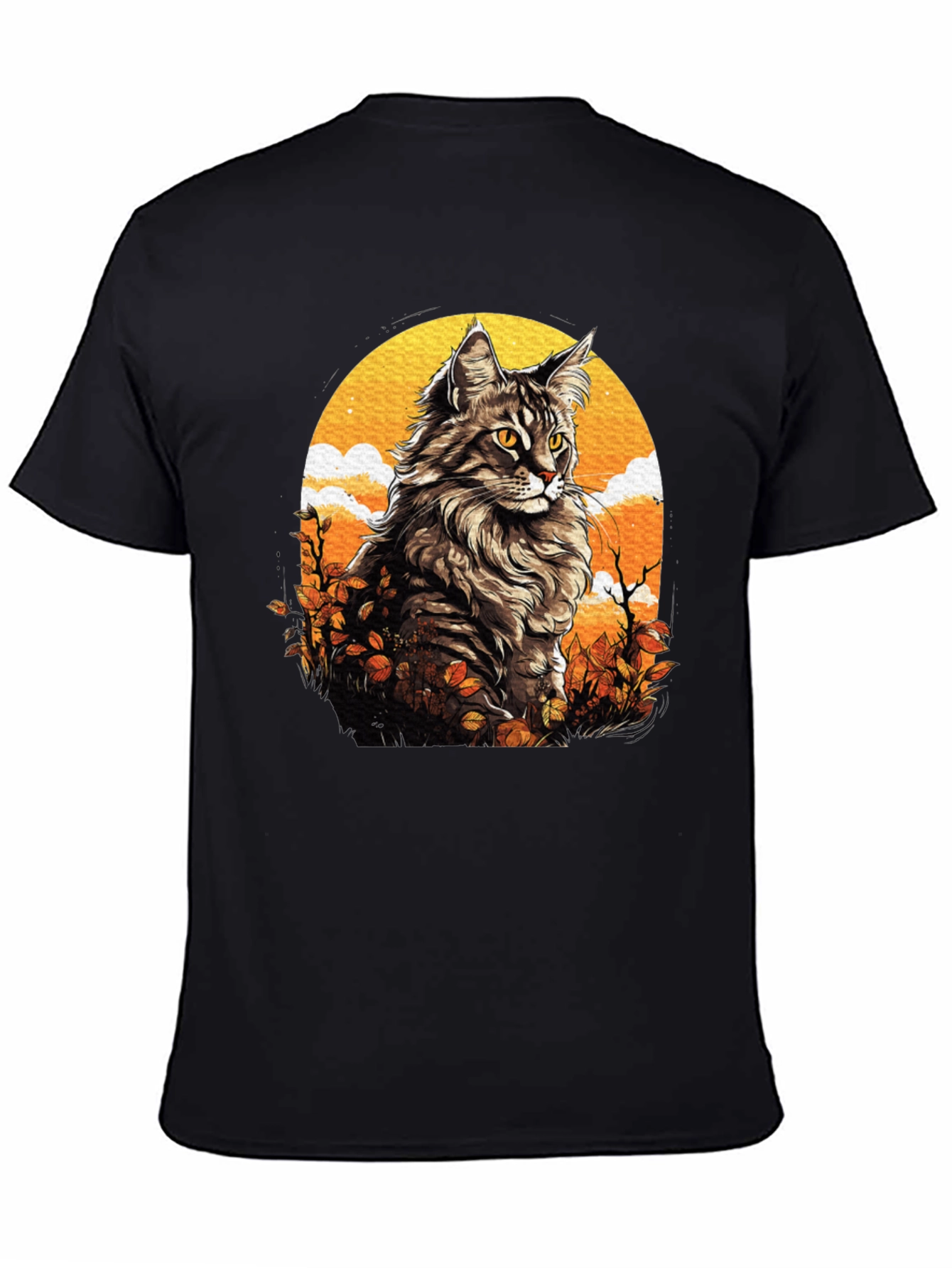 Cat Art Graphic T-Shirt - Unique Design