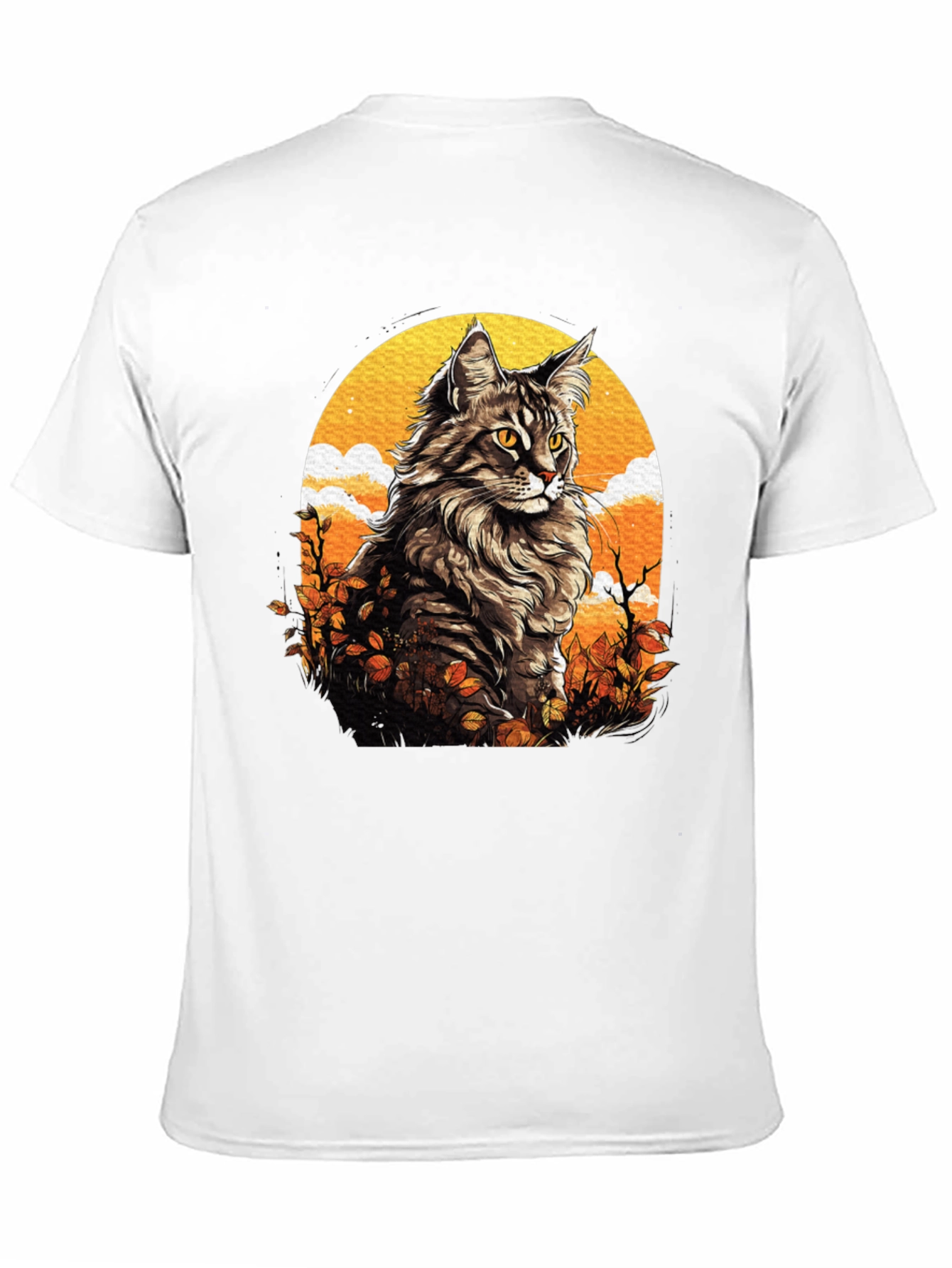 Cat Art Graphic T-Shirt - Unique Design