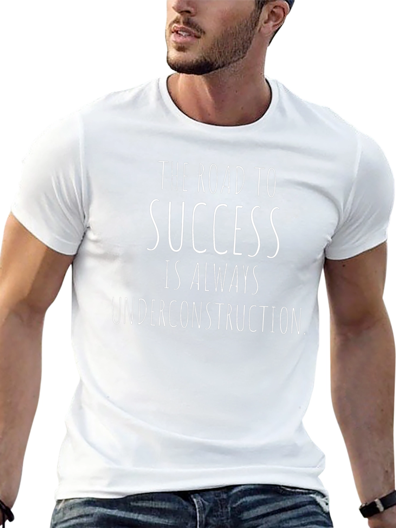 Road to Success Under Construction T-Shirt