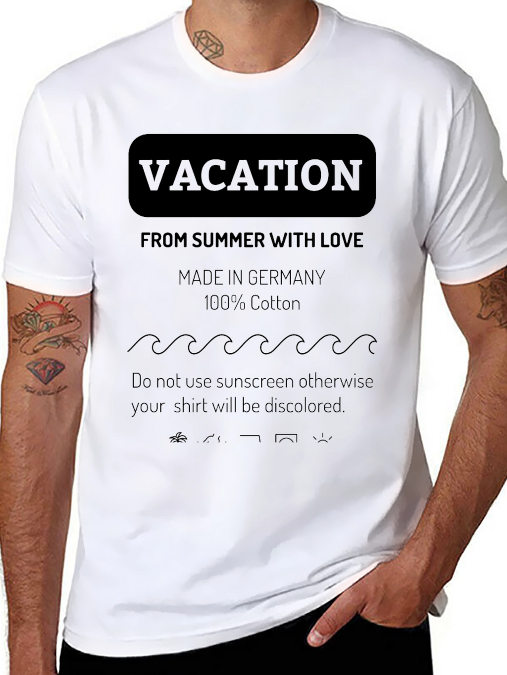 Vacation Summer Love T-Shirt Germany Cotton