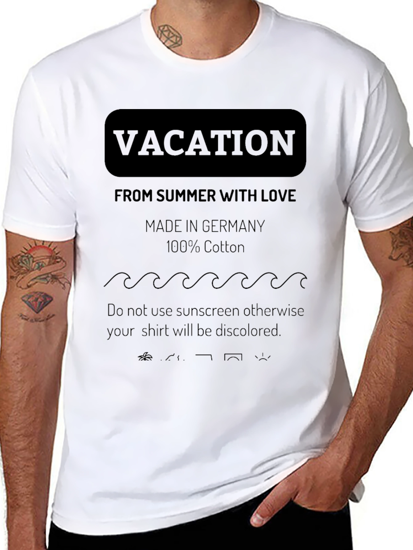 Vacation Summer Love T-Shirt Germany Cotton