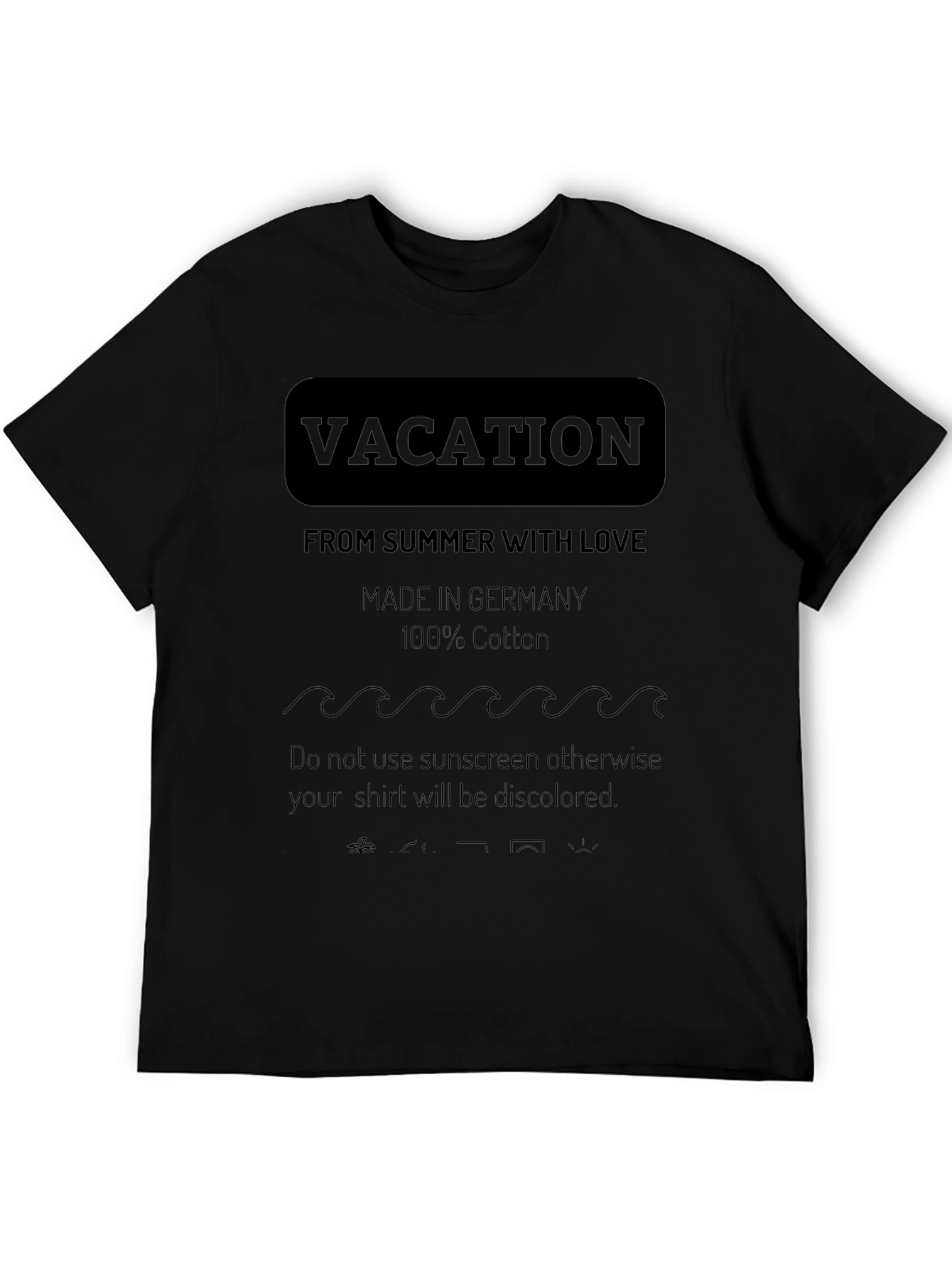 Vacation Summer Love T-Shirt Germany Cotton