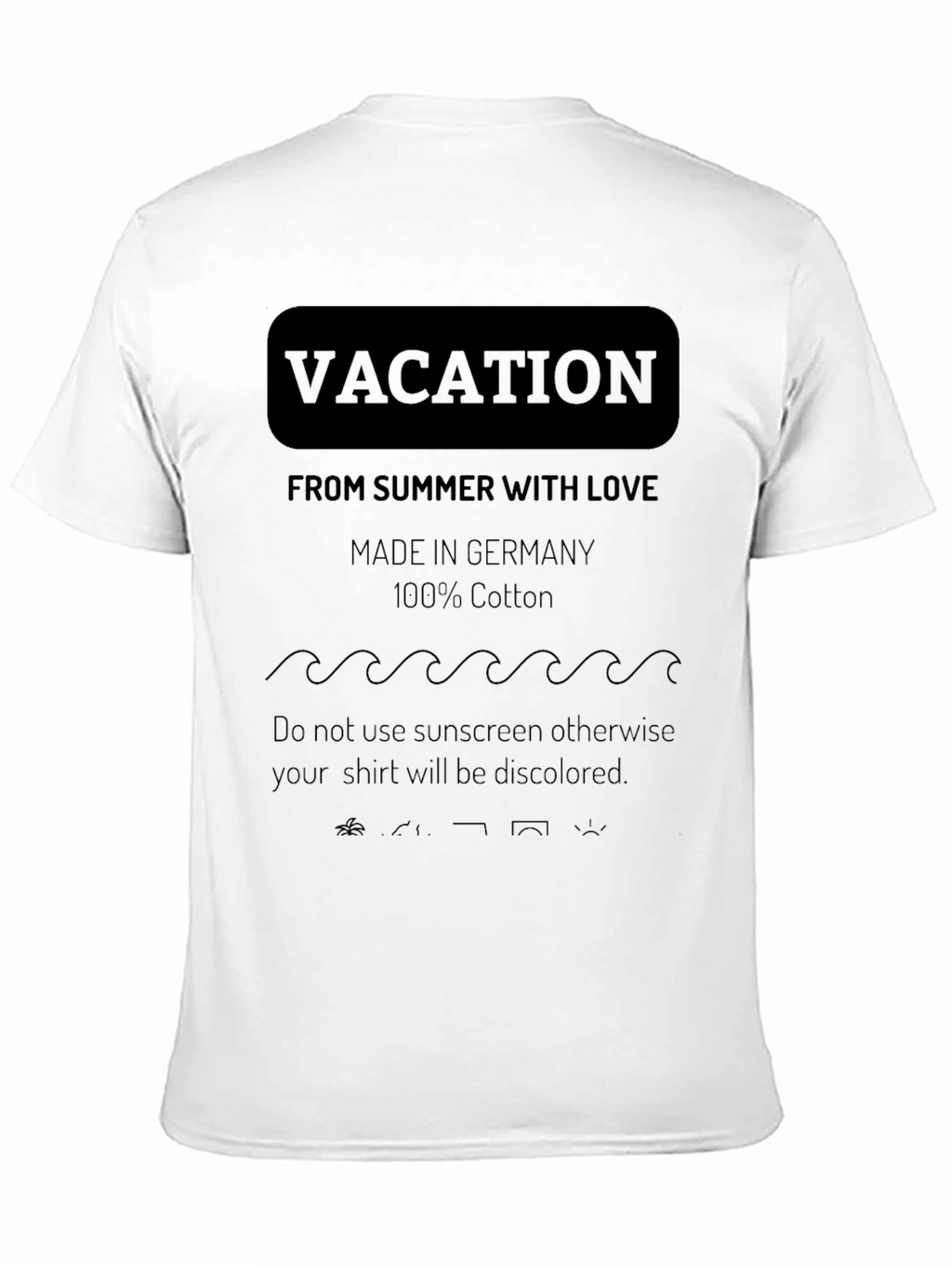 Vacation Summer Love T-Shirt Germany Cotton
