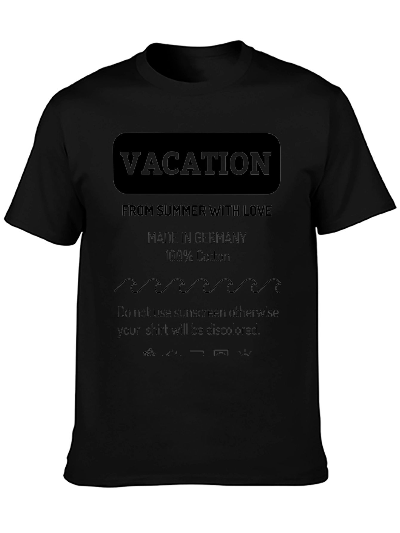 Vacation Summer Love T-Shirt Germany Cotton