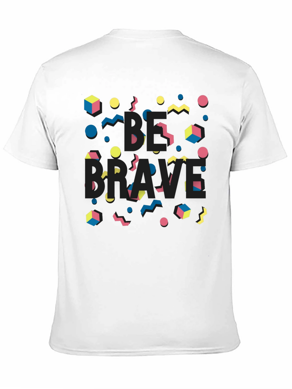 Be Brave Black Graphic Print Tee