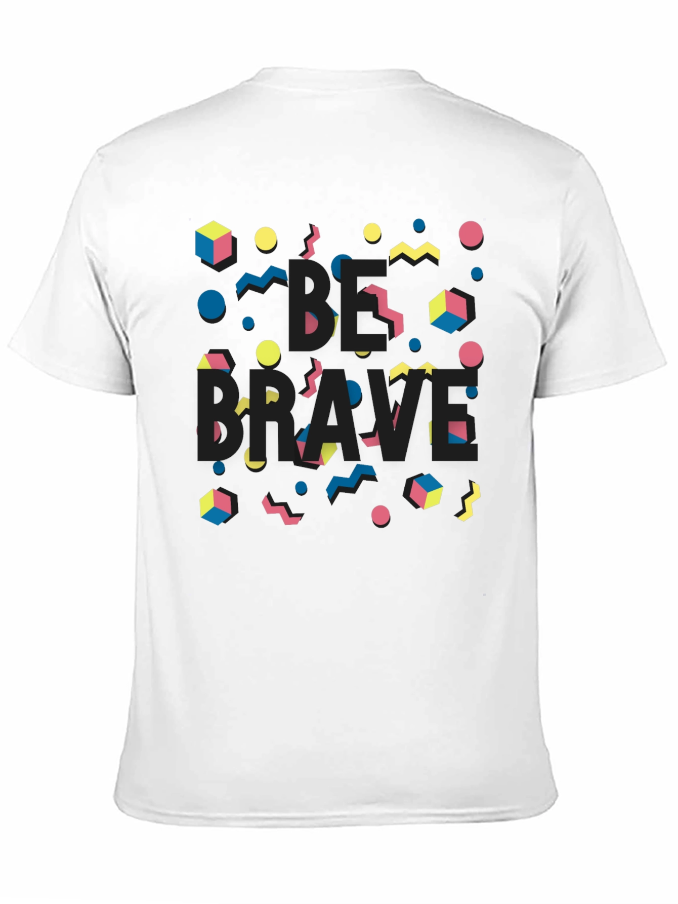Be Brave Black Graphic Print Tee