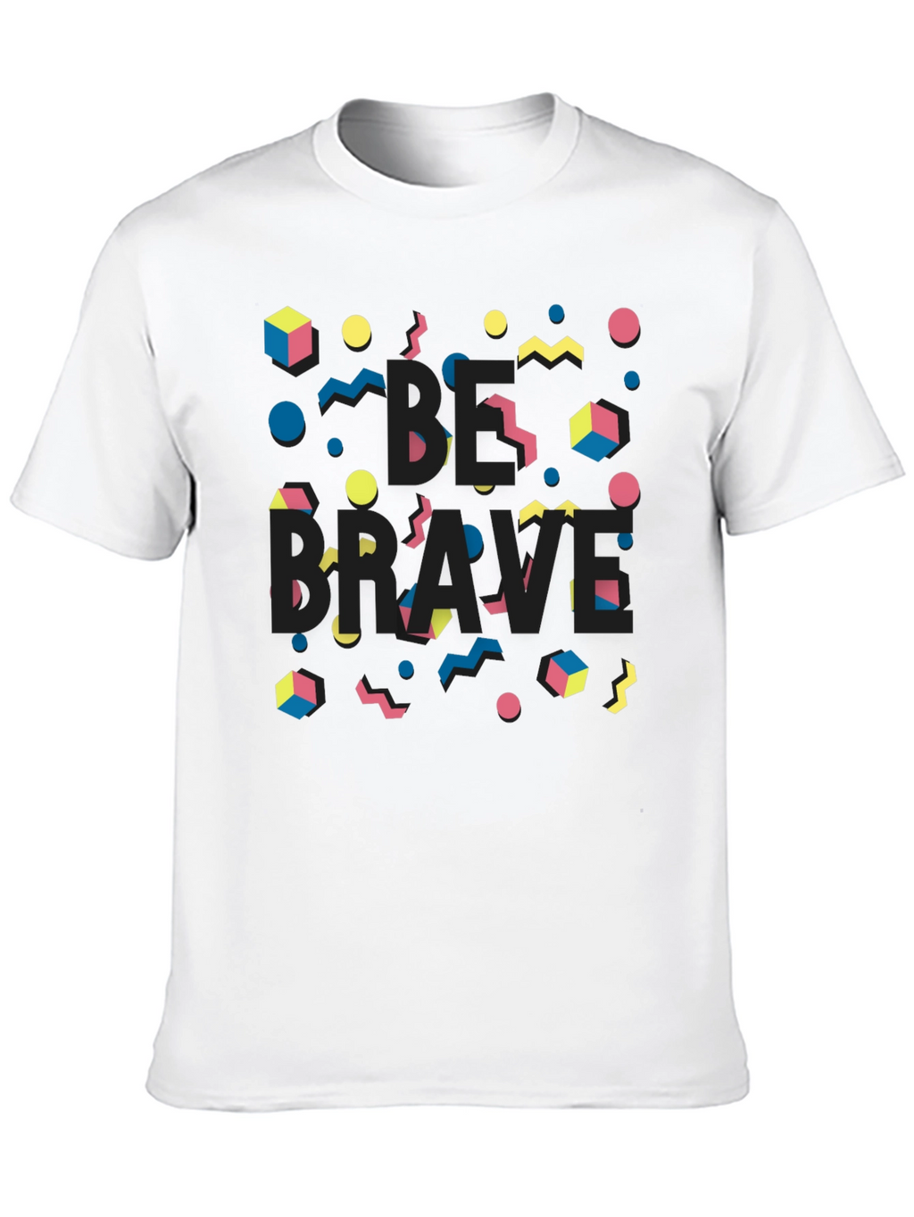 Be Brave Black Graphic Print Tee