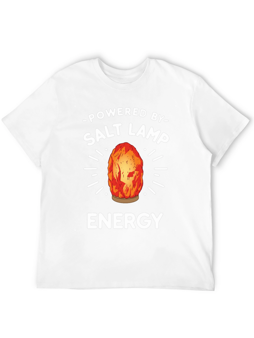 Salt Lamp Energy T-Shirt - Unisex Black Tee