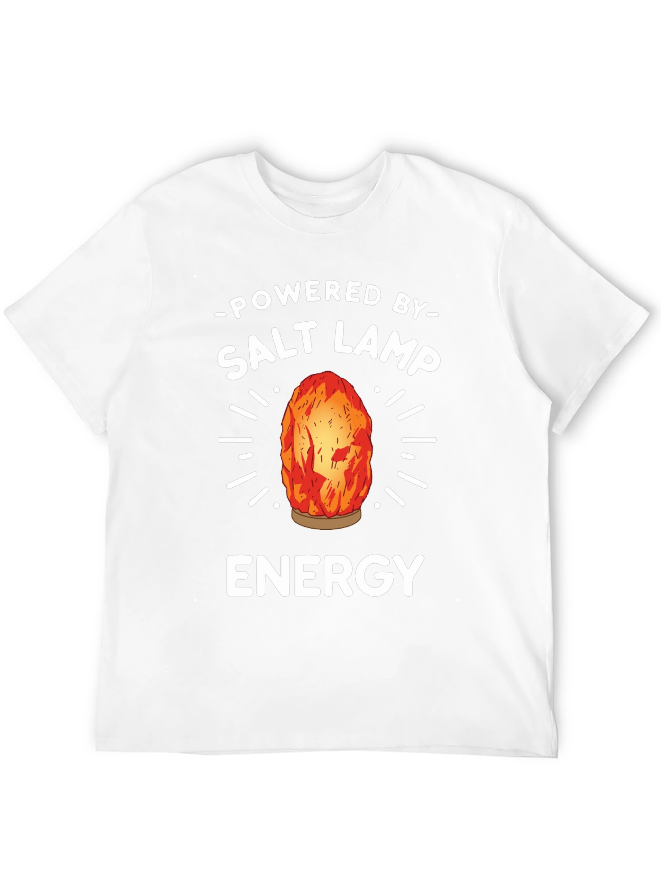 Salt Lamp Energy T-Shirt - Unisex Black Tee