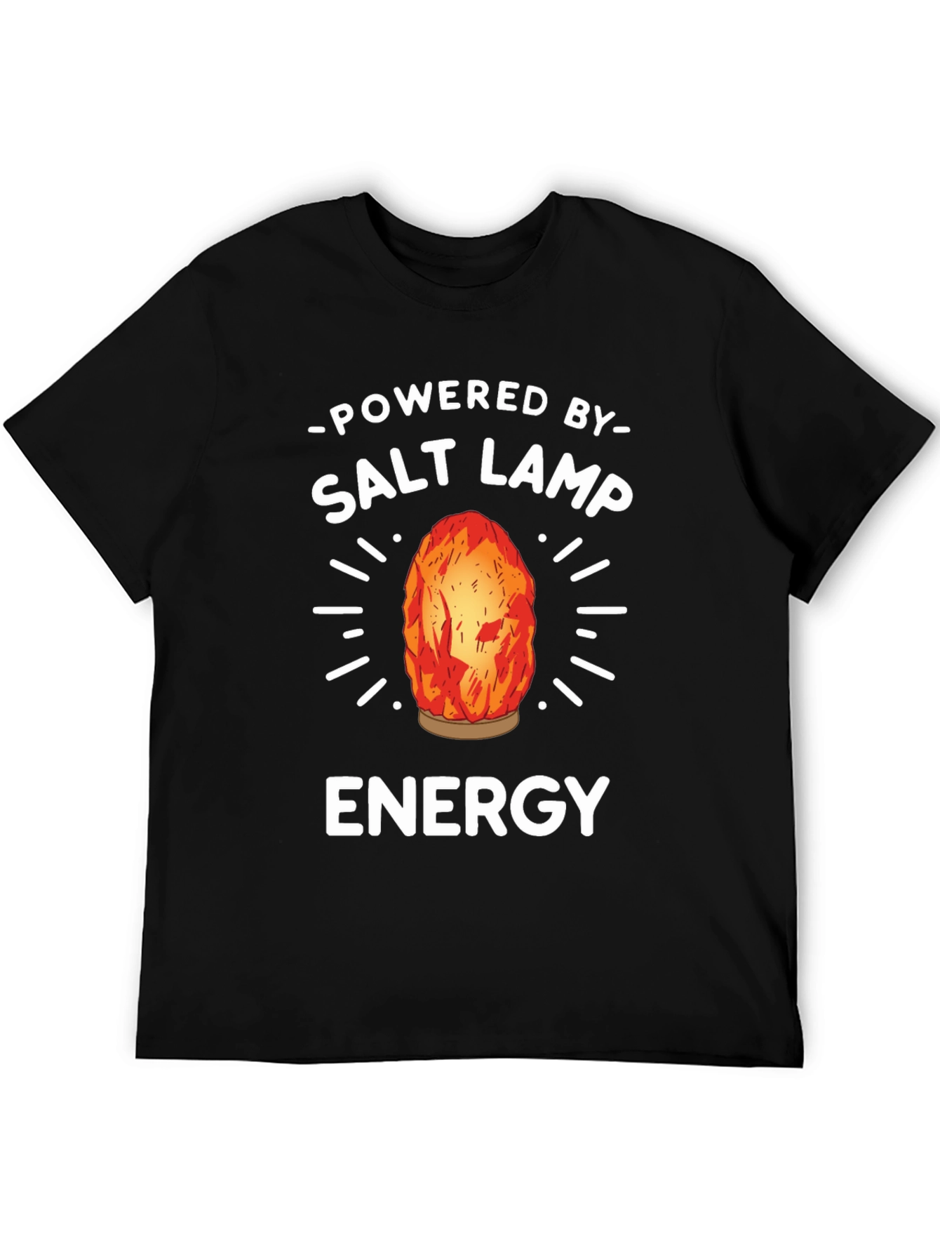 Salt Lamp Energy T-Shirt - Unisex Black Tee