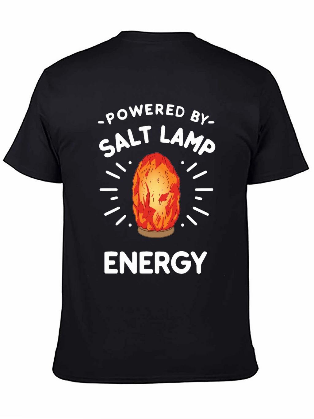 Salt Lamp Energy T-Shirt - Unisex Black Tee
