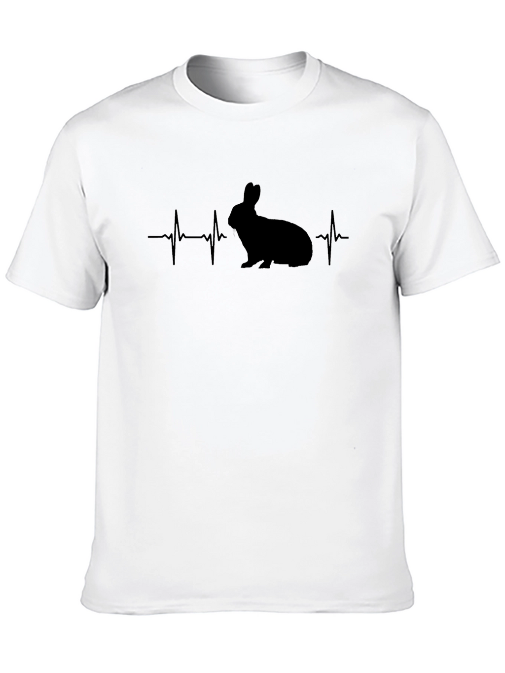 Rabbit Heartbeat T-Shirt - Cotton Blend
