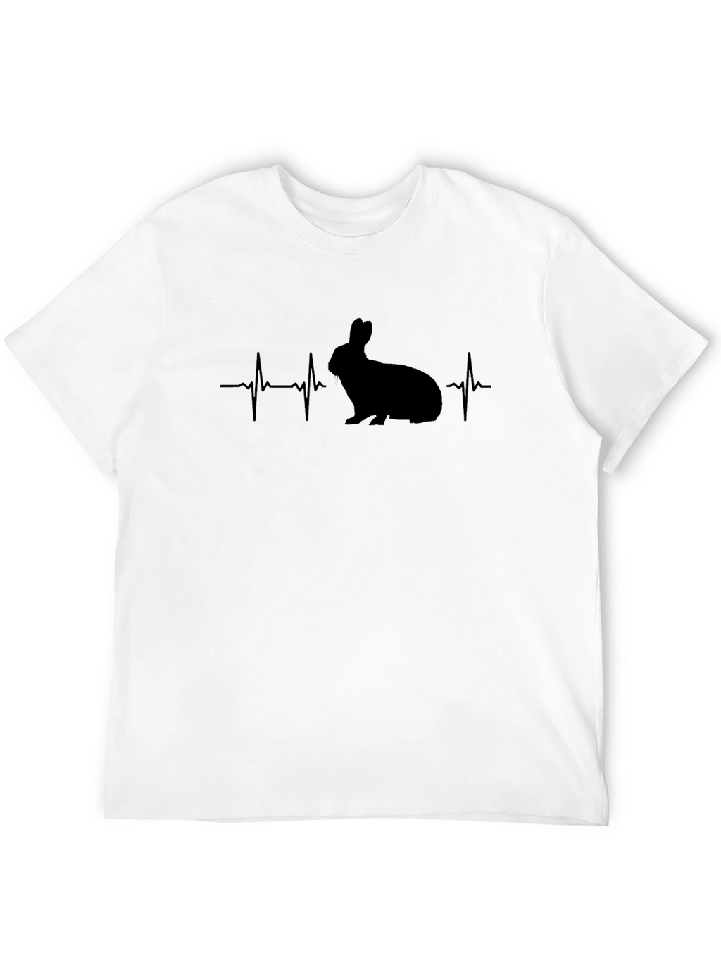 Rabbit Heartbeat T-Shirt - Cotton Blend