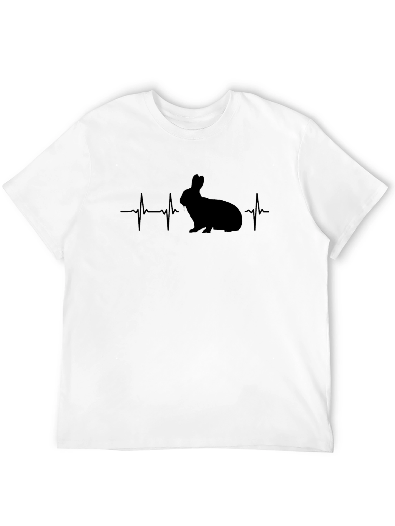 Rabbit Heartbeat T-Shirt - Cotton Blend