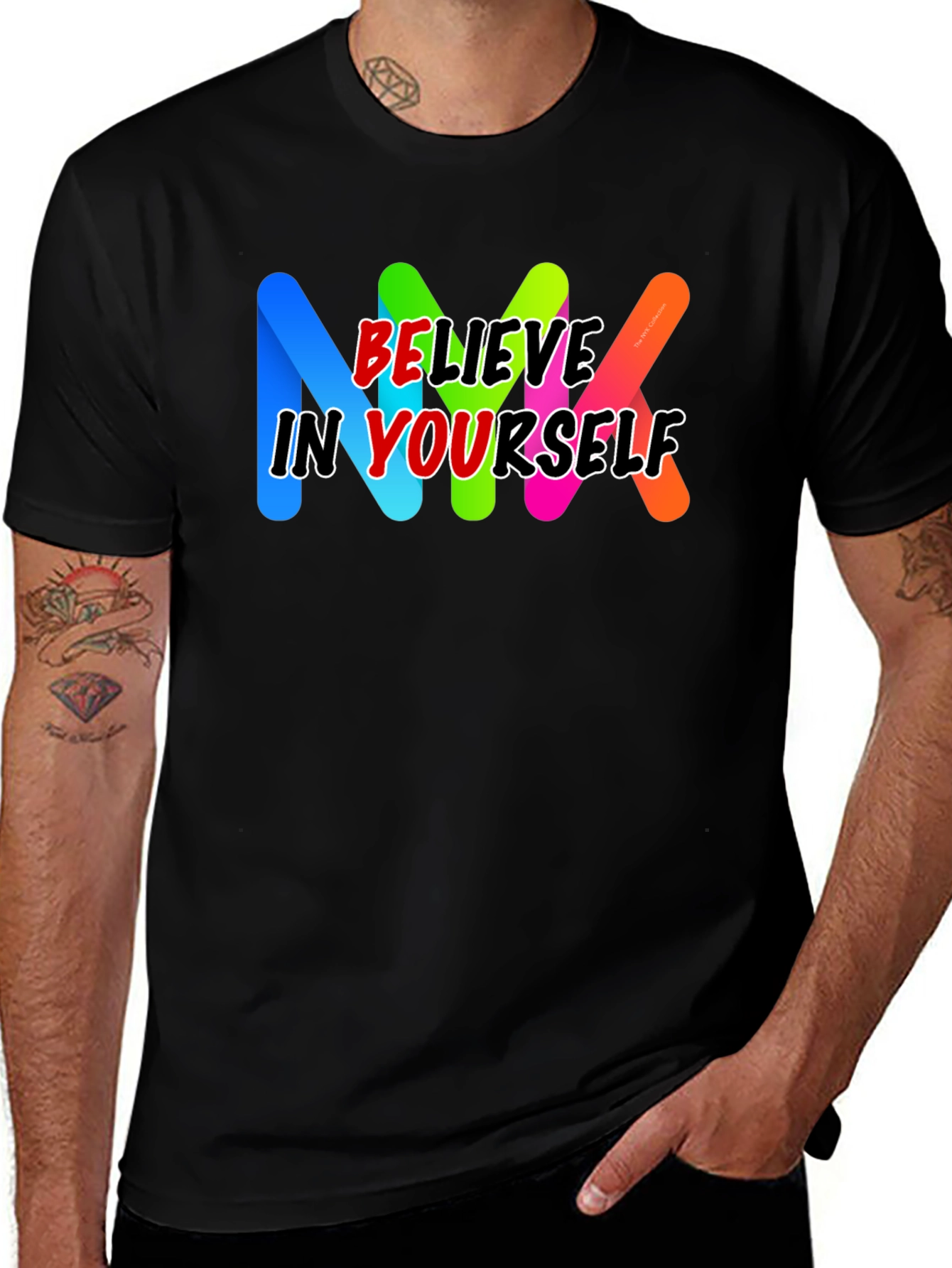 Believe In Yourself Black T-Shirt