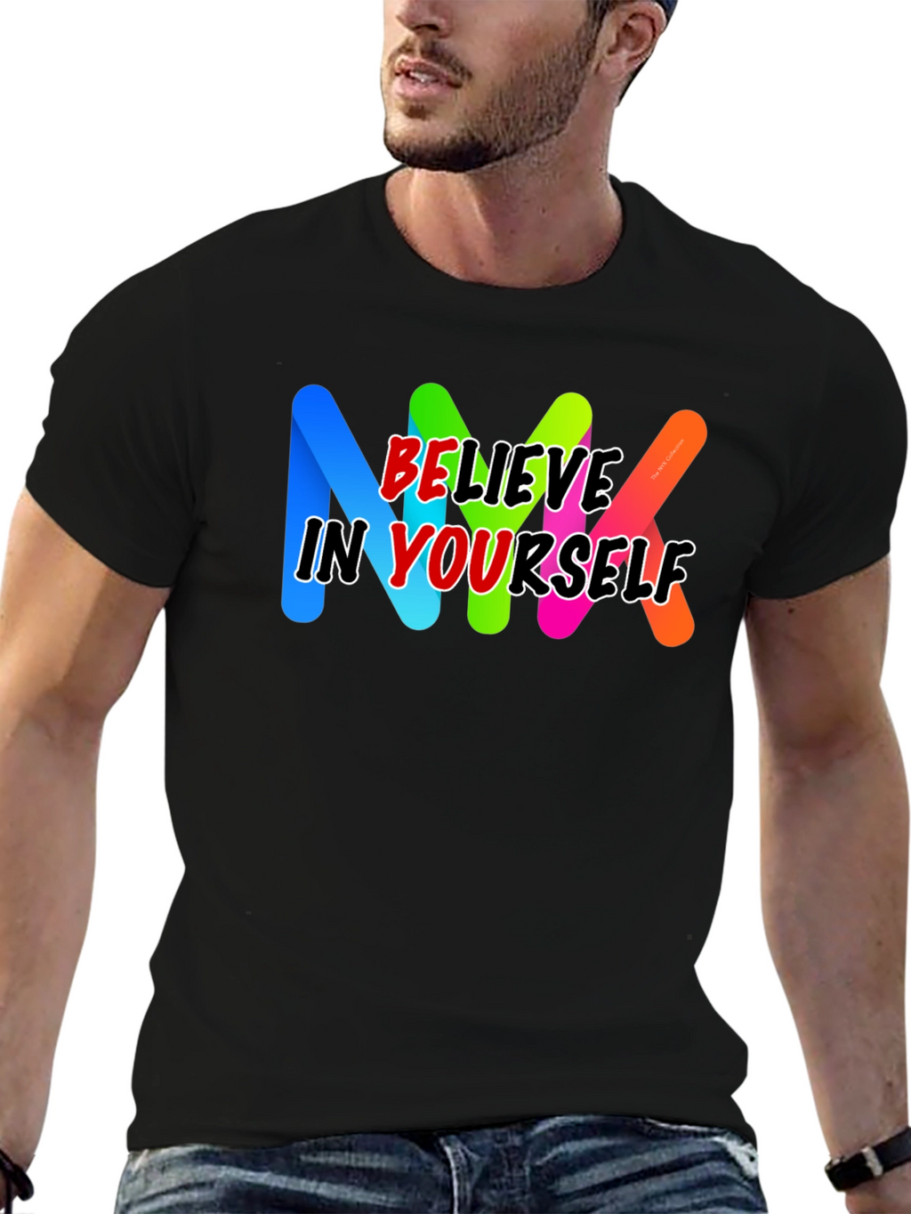 Believe In Yourself Black T-Shirt