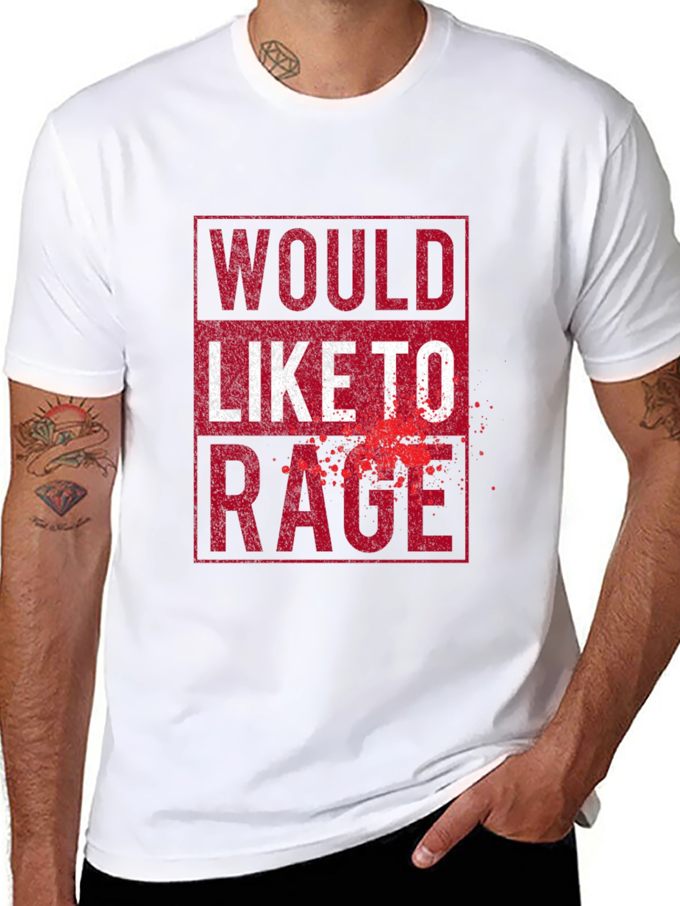 Would Like To Rage - Graphic Tee