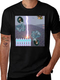 Surreal Octopus Lightning Storm Graphic Tee
