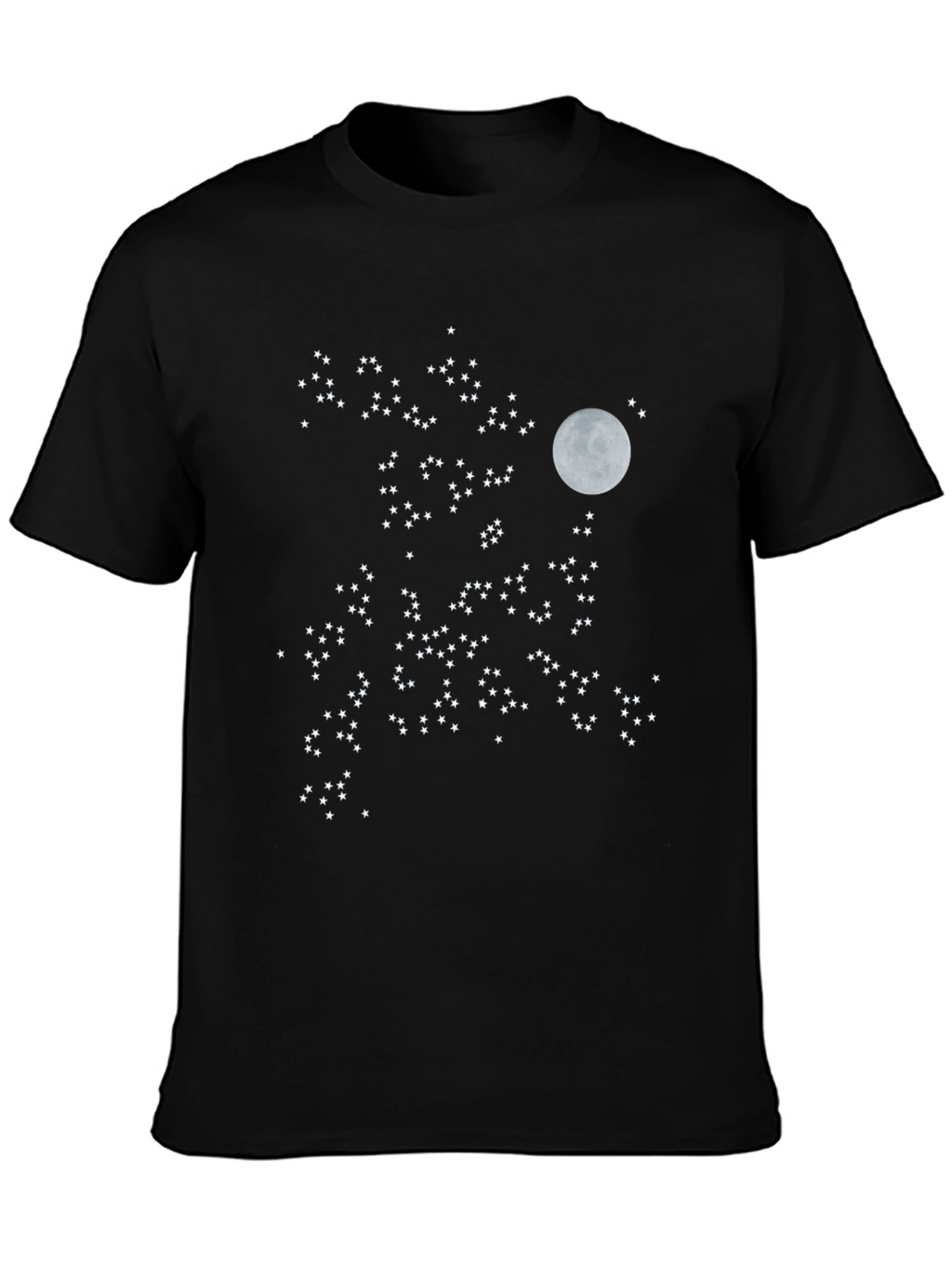 Starry Night T-Shirt - Moon & Stars Design
