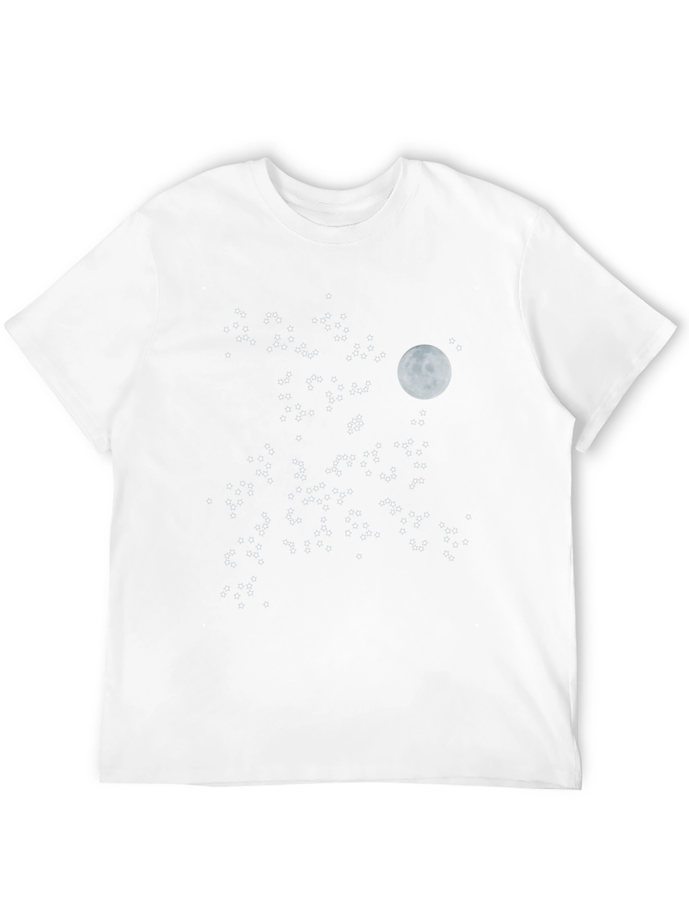 Starry Night T-Shirt - Moon & Stars Design