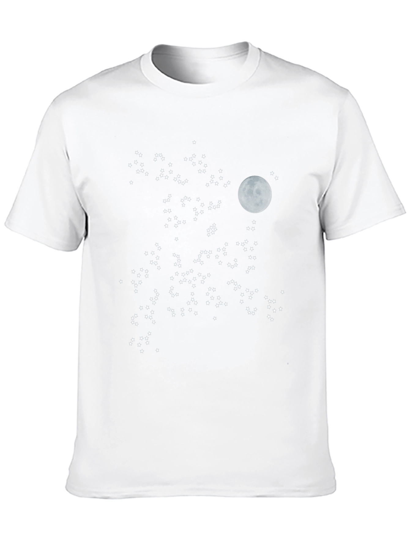 Starry Night T-Shirt - Moon & Stars Design
