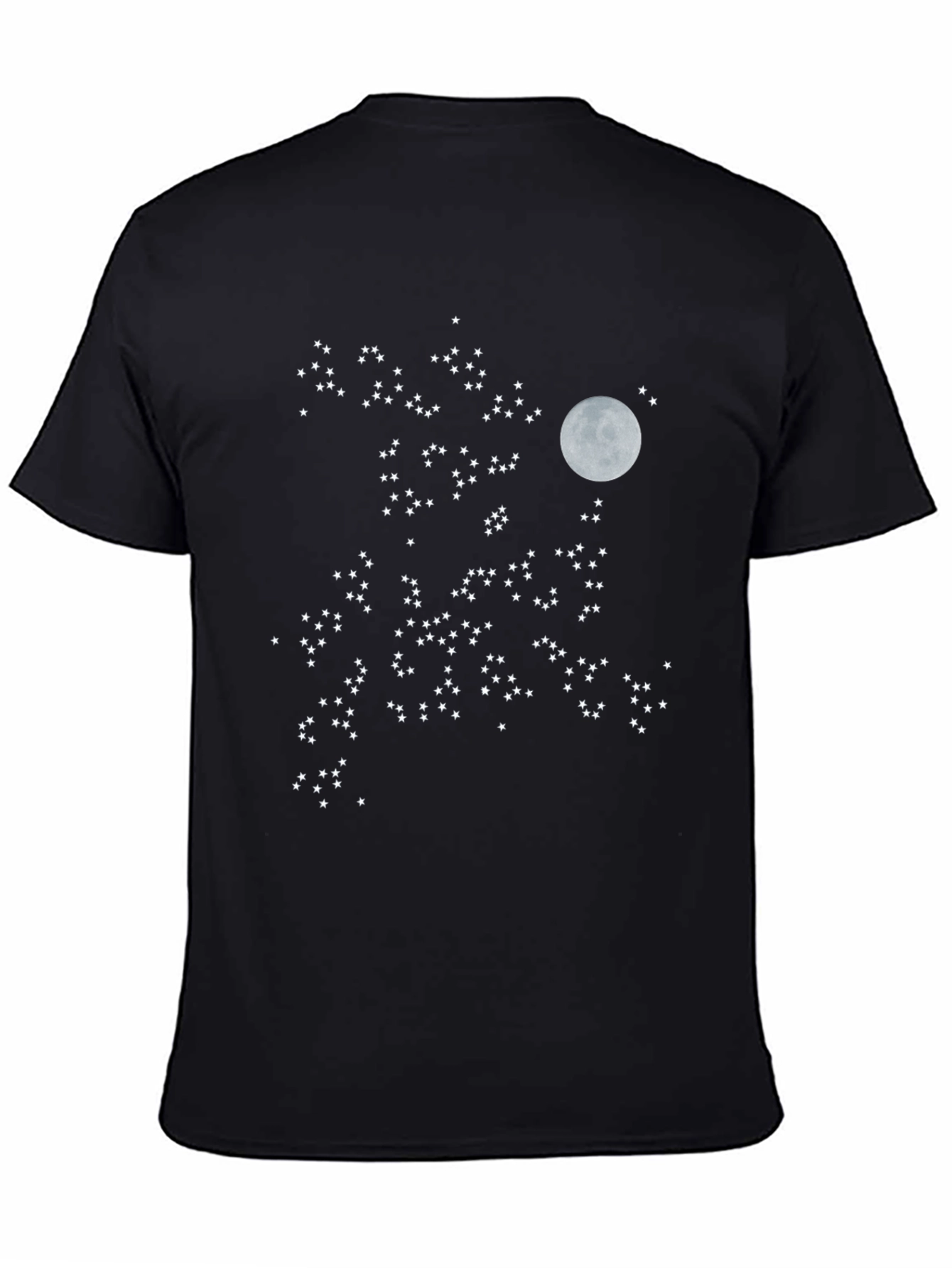 Starry Night T-Shirt - Moon & Stars Design