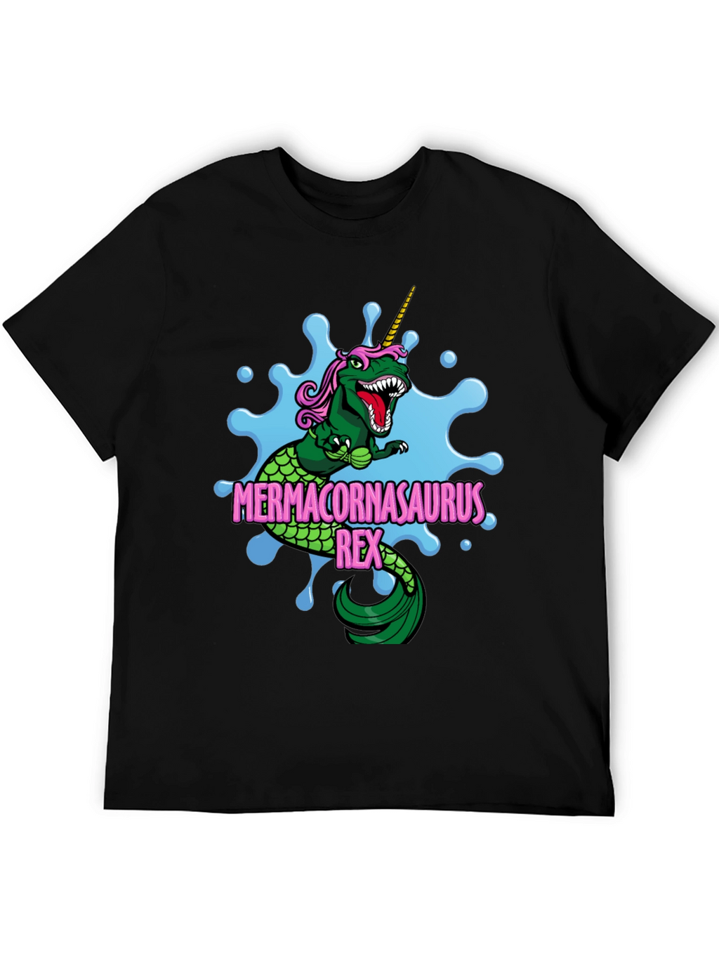 Mermacornasaurus Rex T-Shirt Funny Dinosaur Tee