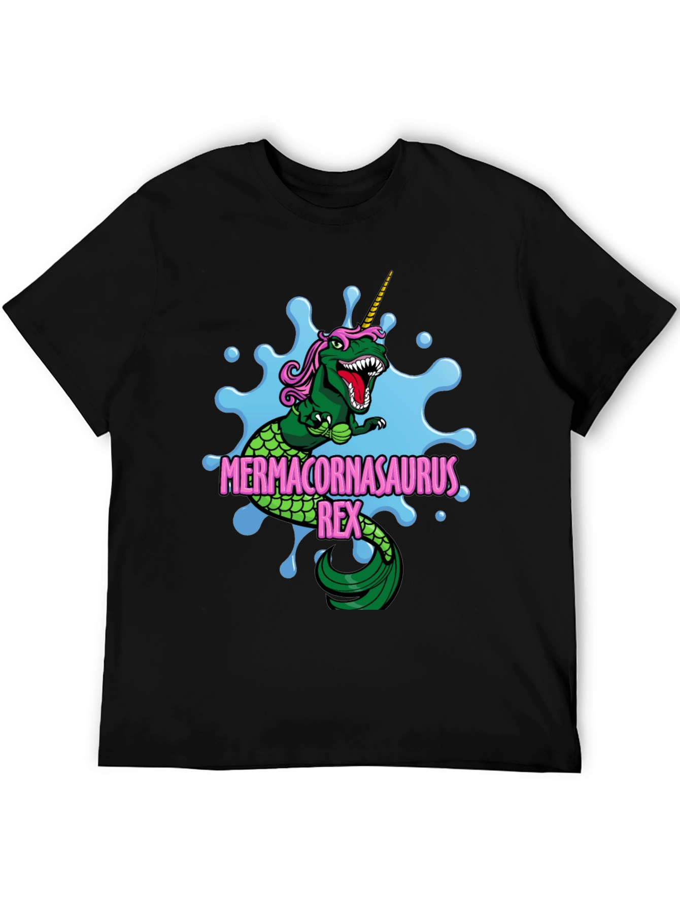 Mermacornasaurus Rex T-Shirt Funny Dinosaur Tee