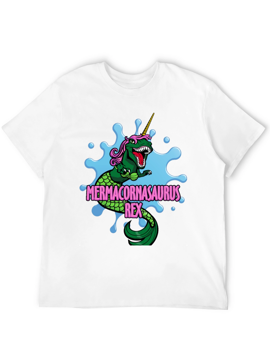 Mermacornasaurus Rex T-Shirt Funny Dinosaur Tee