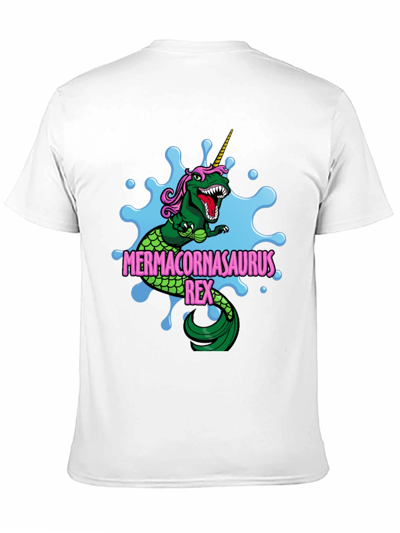 Mermacornasaurus Rex T-Shirt Funny Dinosaur Tee