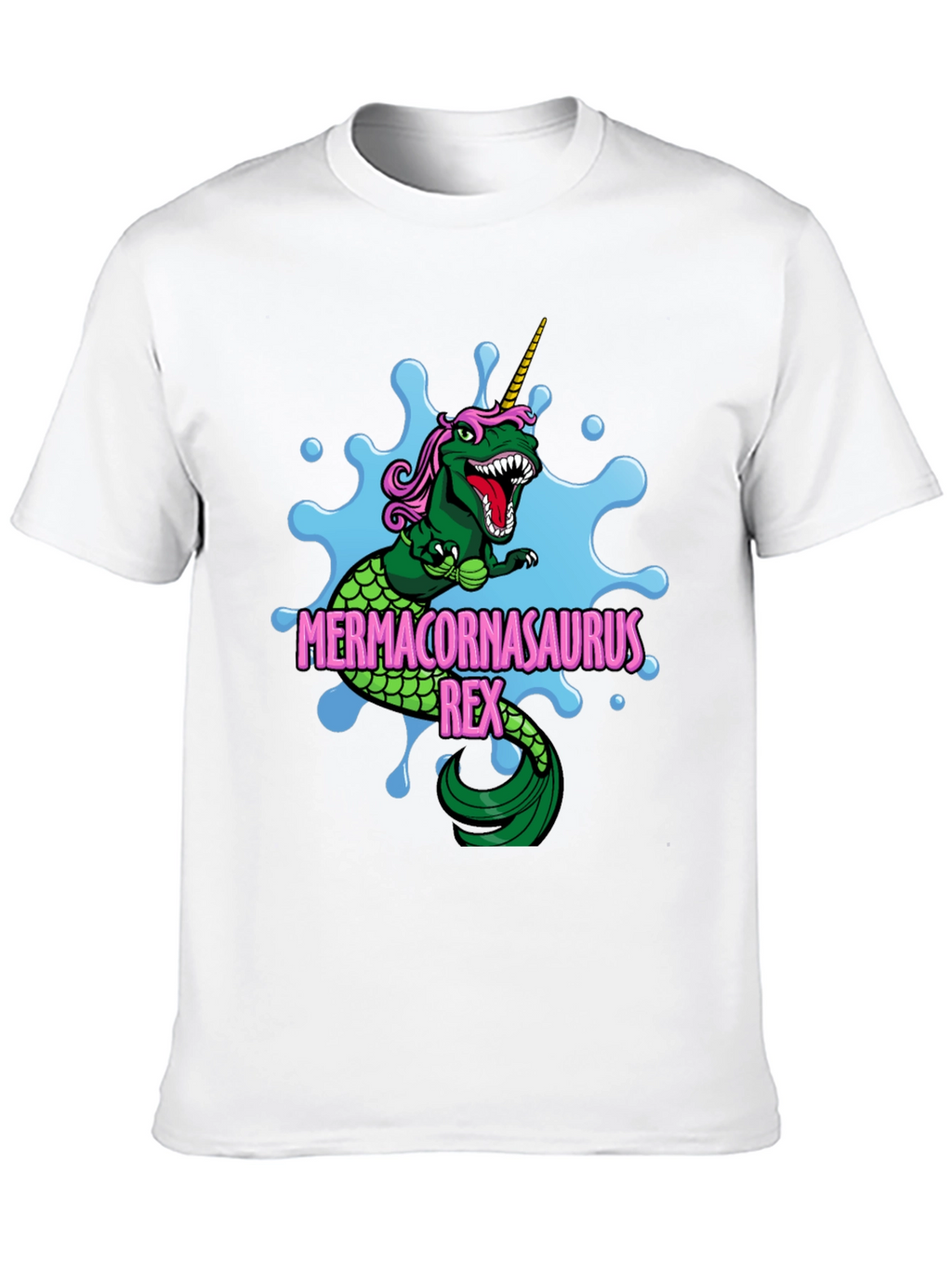 Mermacornasaurus Rex T-Shirt Funny Dinosaur Tee