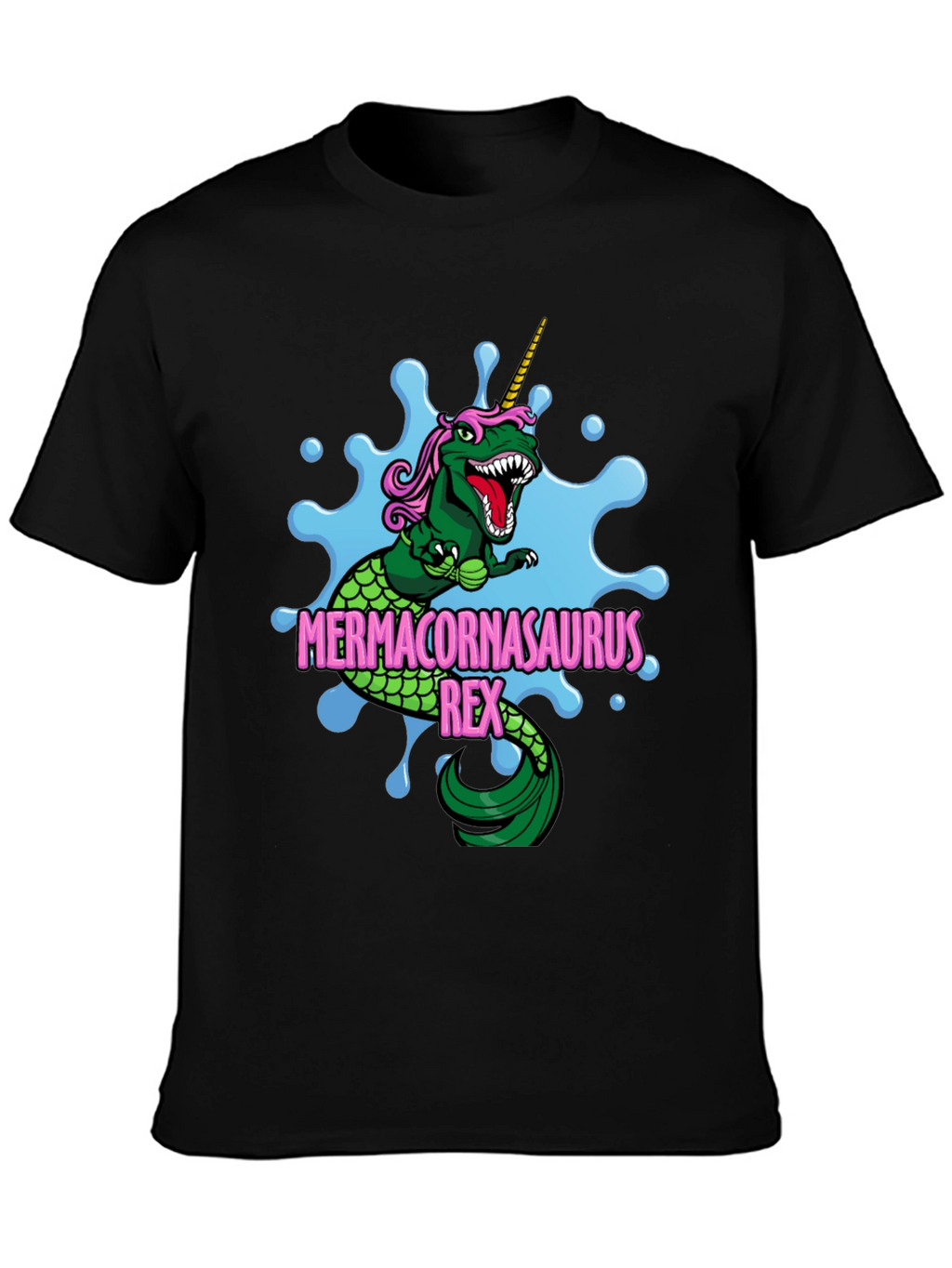 Mermacornasaurus Rex T-Shirt Funny Dinosaur Tee