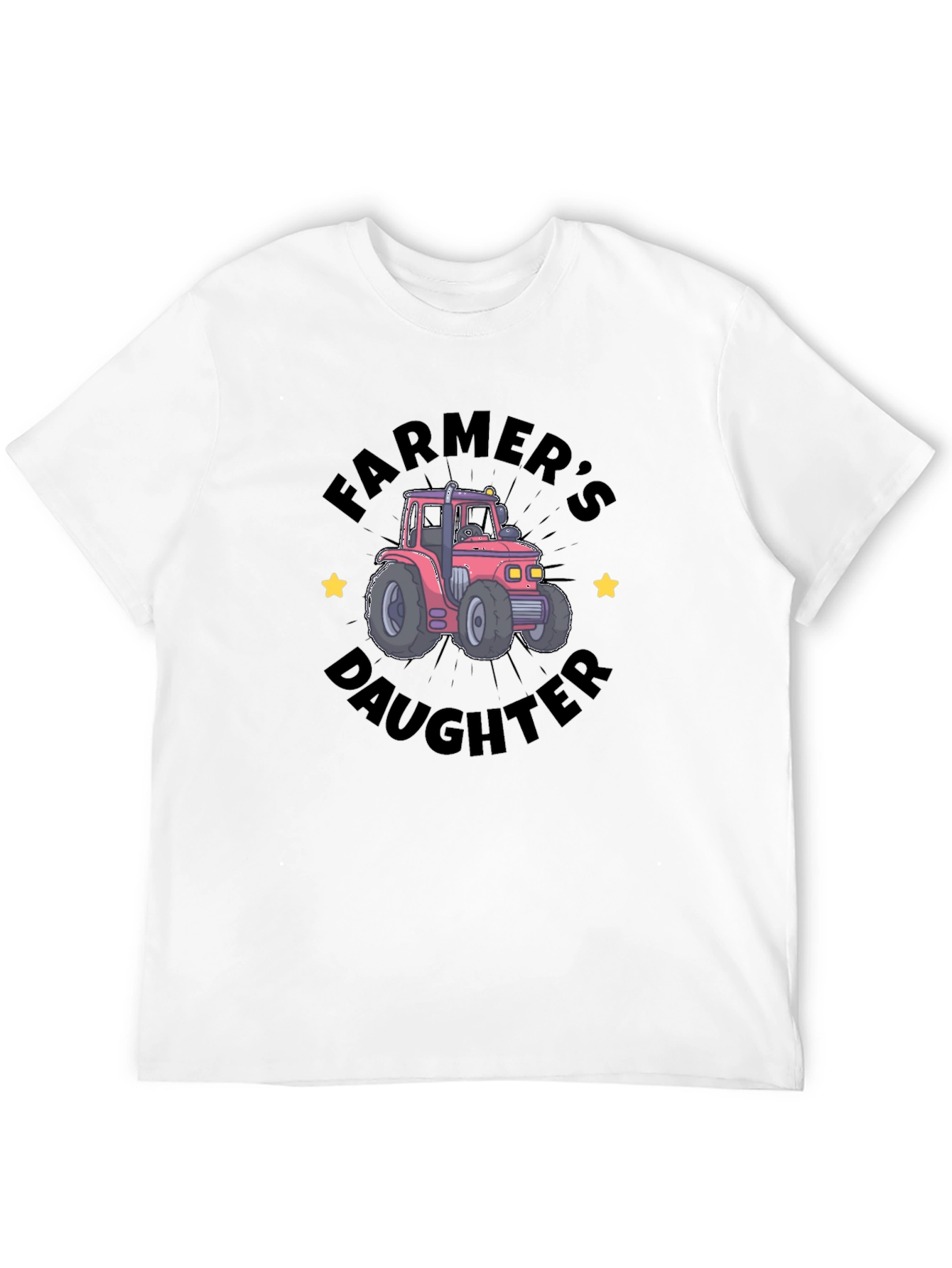 Farmers Daughter Tractor Graphic Tee