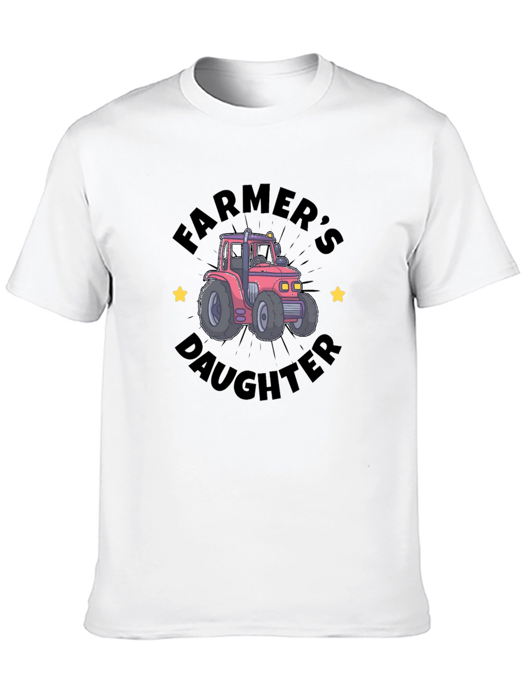 Farmers Daughter Tractor Graphic Tee