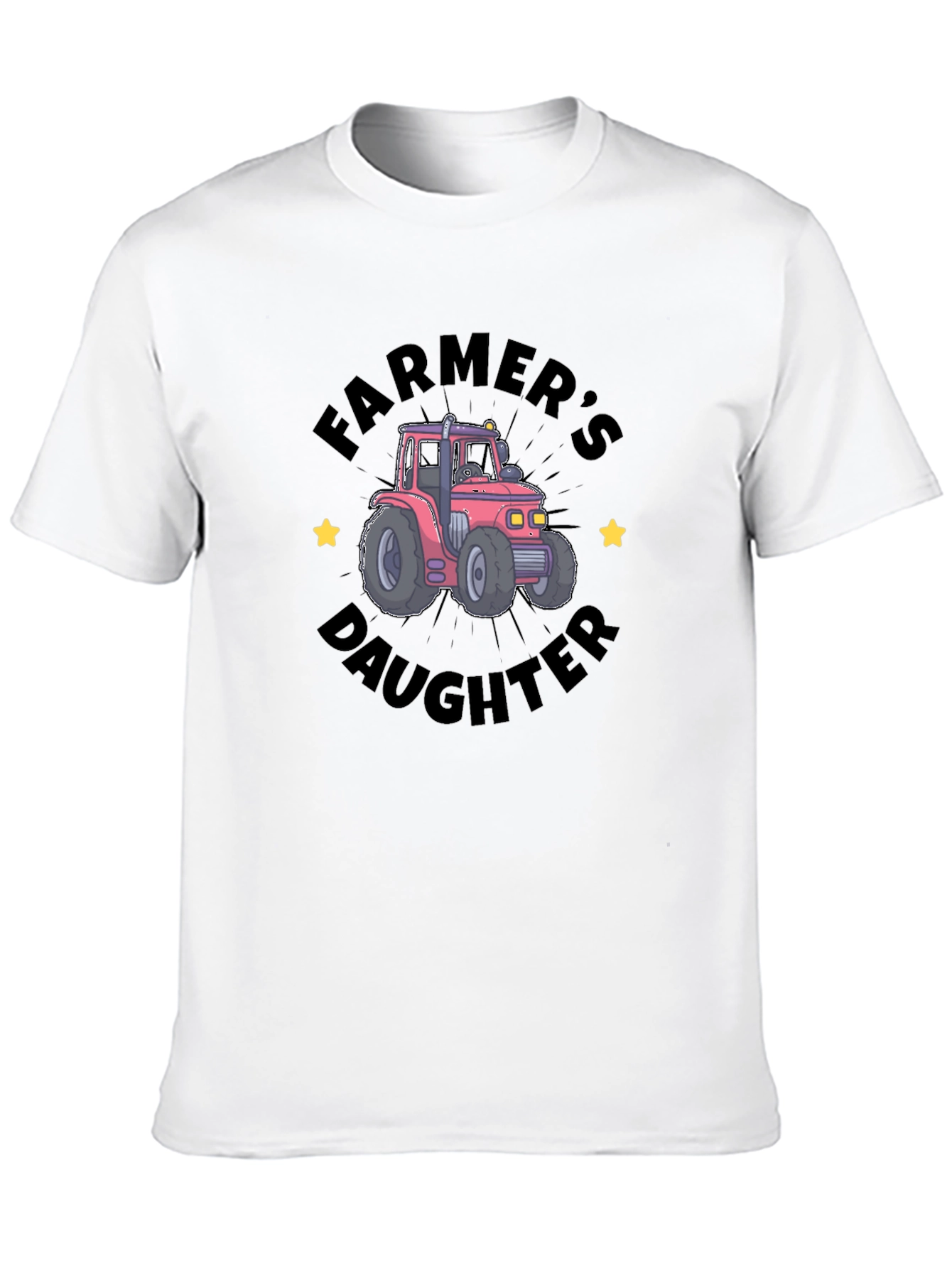 Farmers Daughter Tractor Graphic Tee