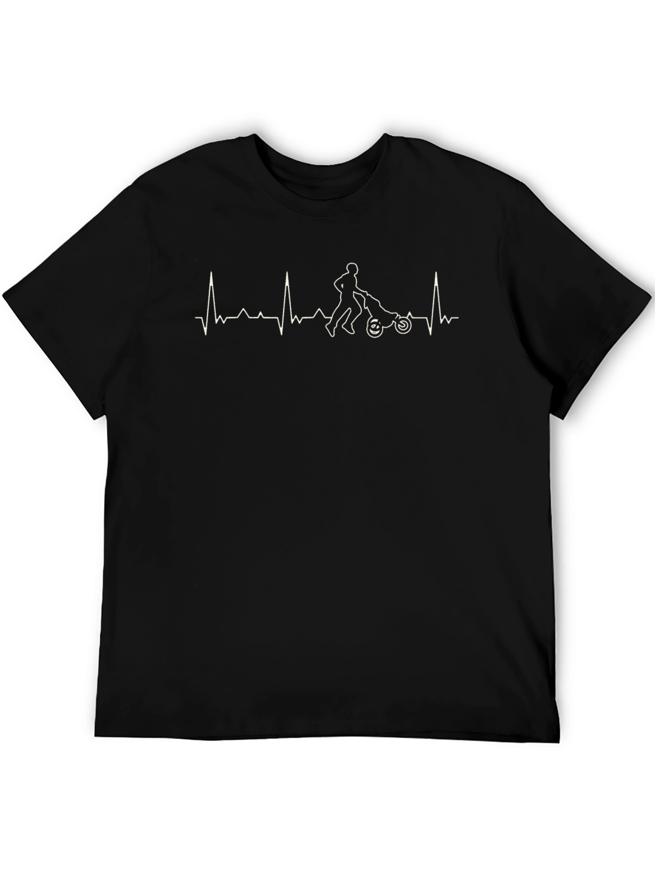 Lawn Mowing Heartbeat T-Shirt