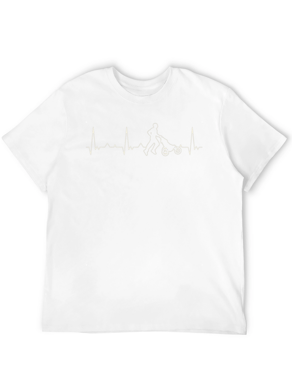 Lawn Mowing Heartbeat T-Shirt