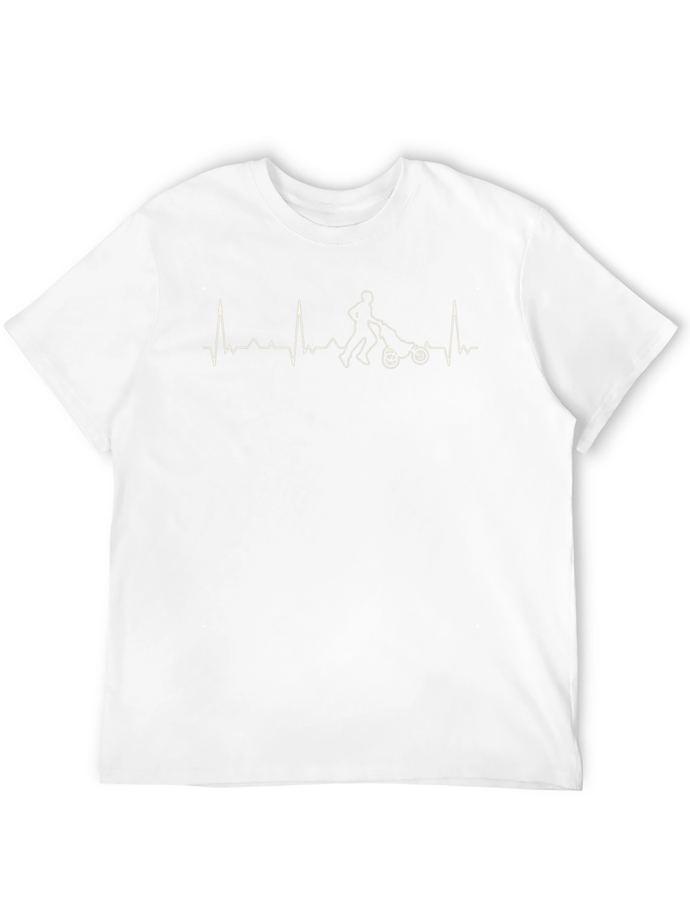 Lawn Mowing Heartbeat T-Shirt