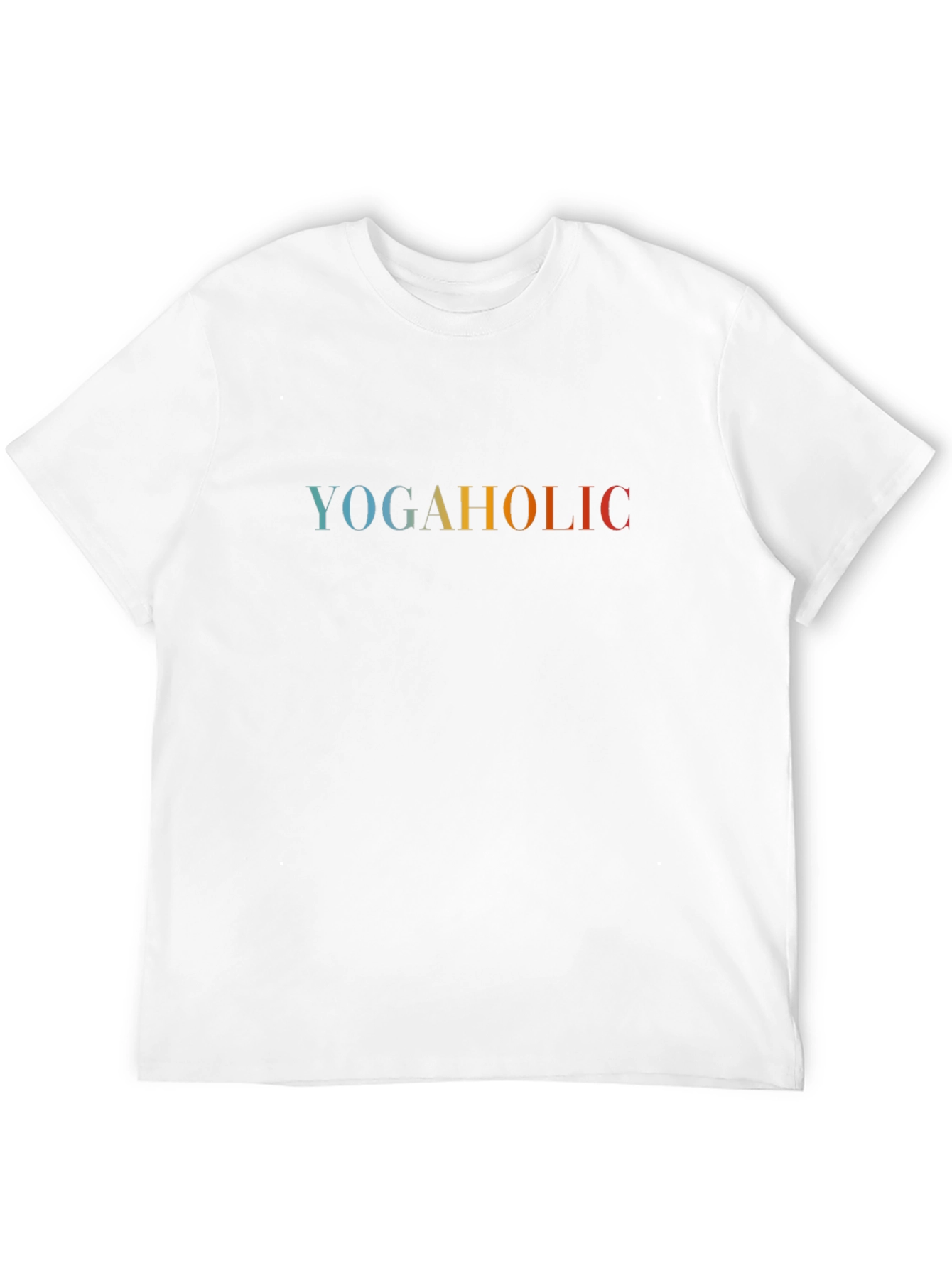 Yogaholic Black T-Shirt for Yoga Lovers