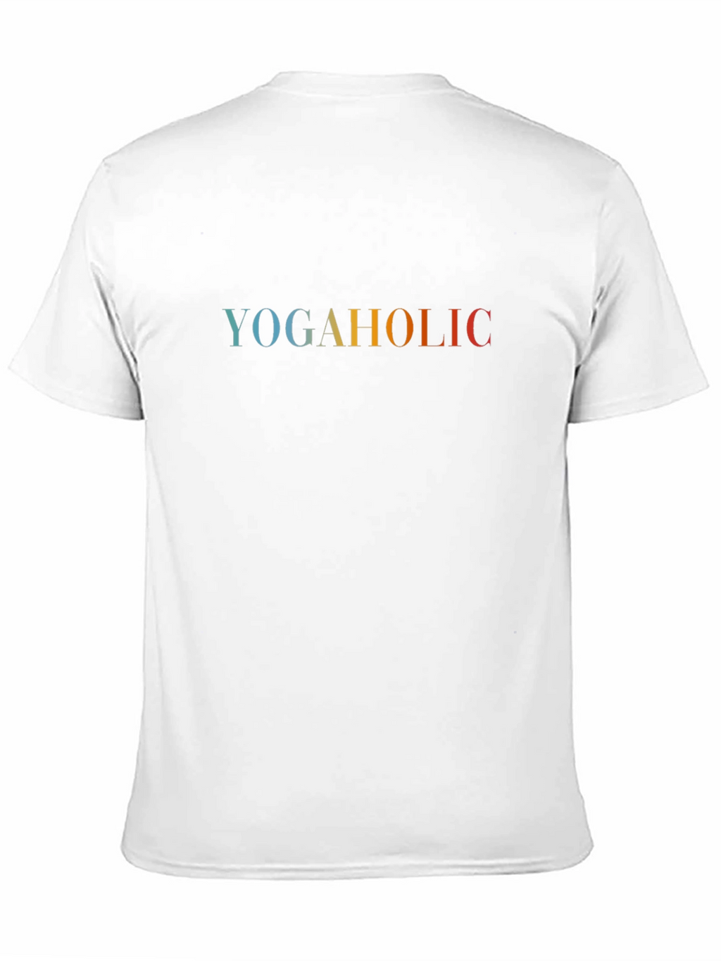 Yogaholic Black T-Shirt for Yoga Lovers