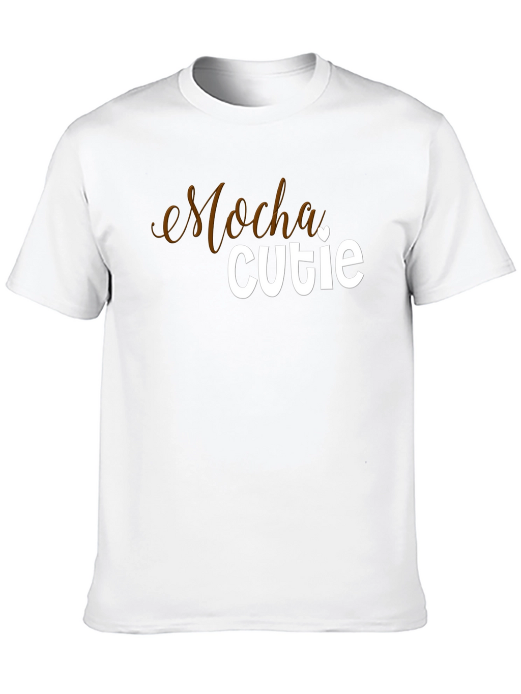 Mocha Cutie Graphic T-Shirt - Stylish Casual Wear