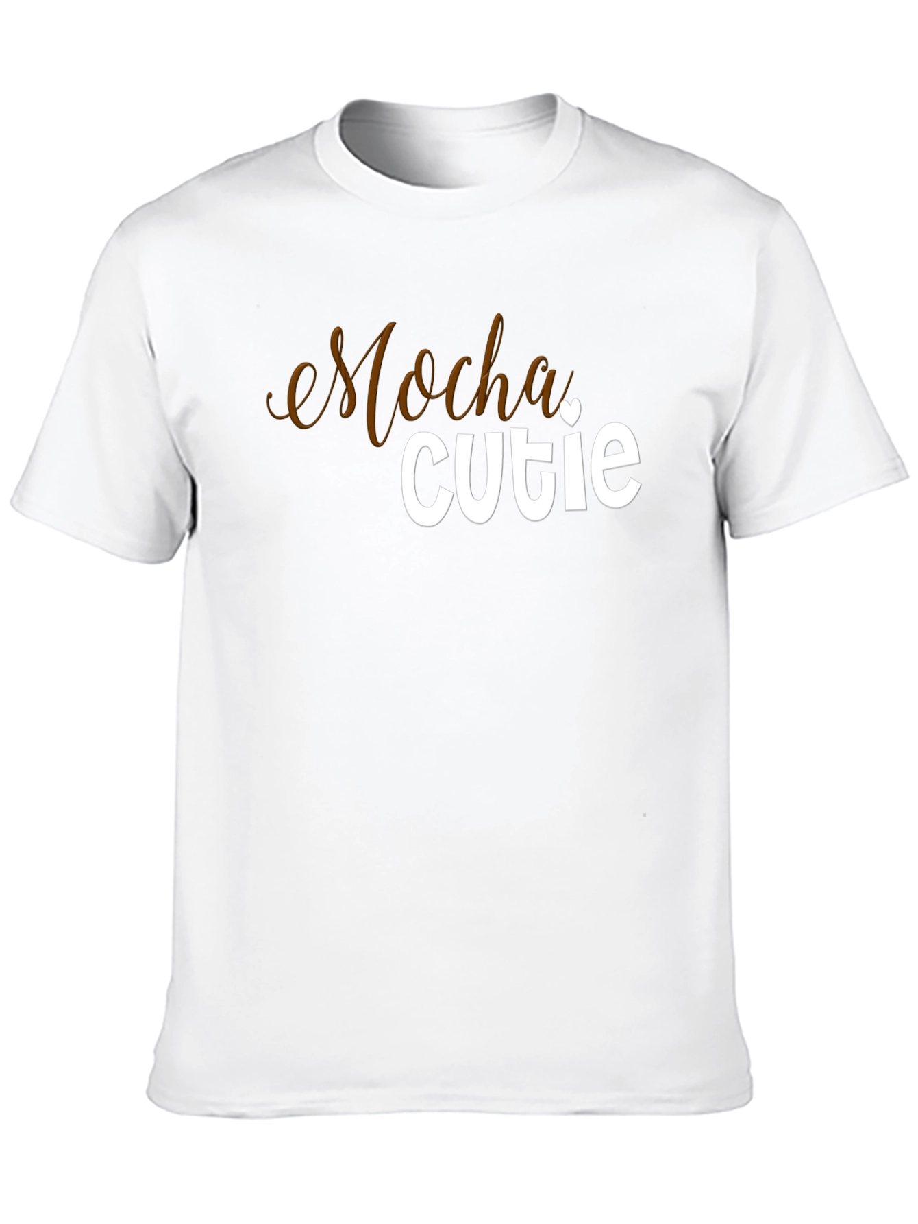 Mocha Cutie Graphic T-Shirt - Stylish Casual Wear