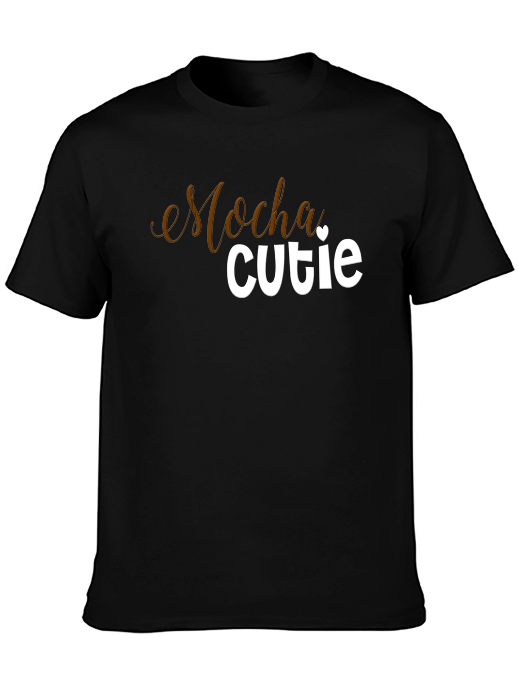 Mocha Cutie Graphic T-Shirt - Stylish Casual Wear