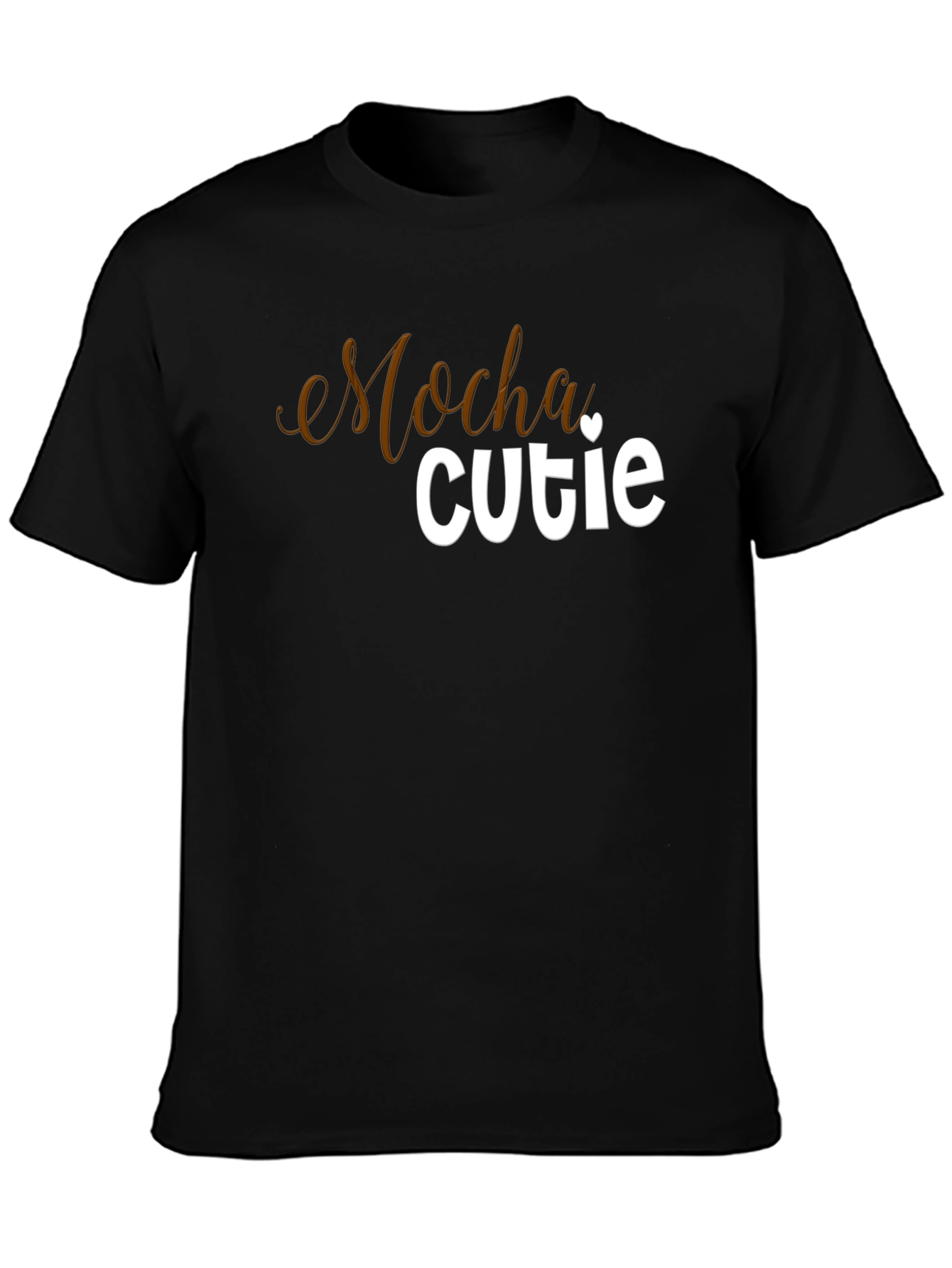 Mocha Cutie Graphic T-Shirt - Stylish Casual Wear