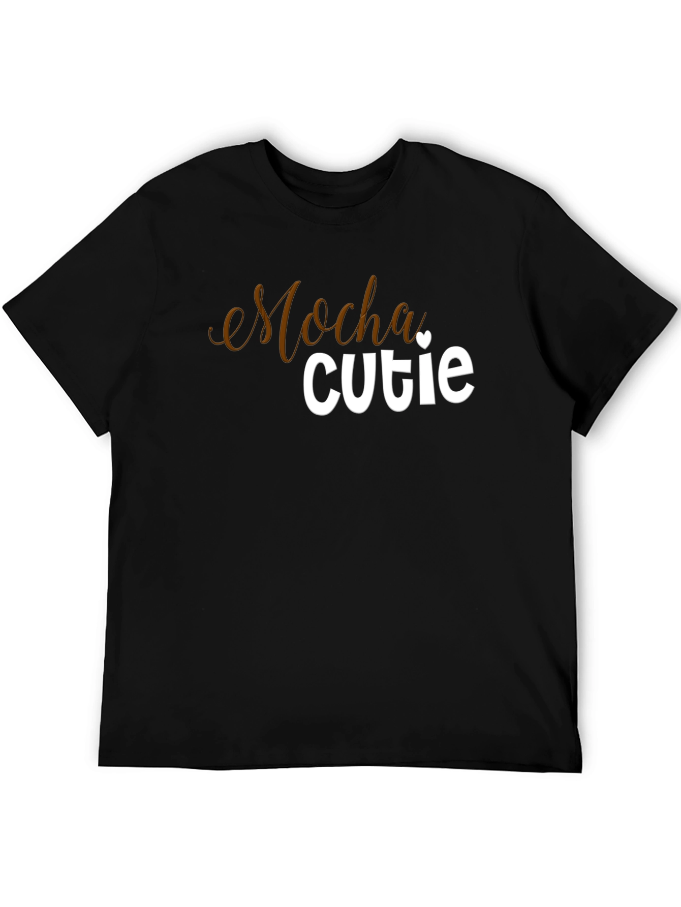 Mocha Cutie Graphic T-Shirt - Stylish Casual Wear