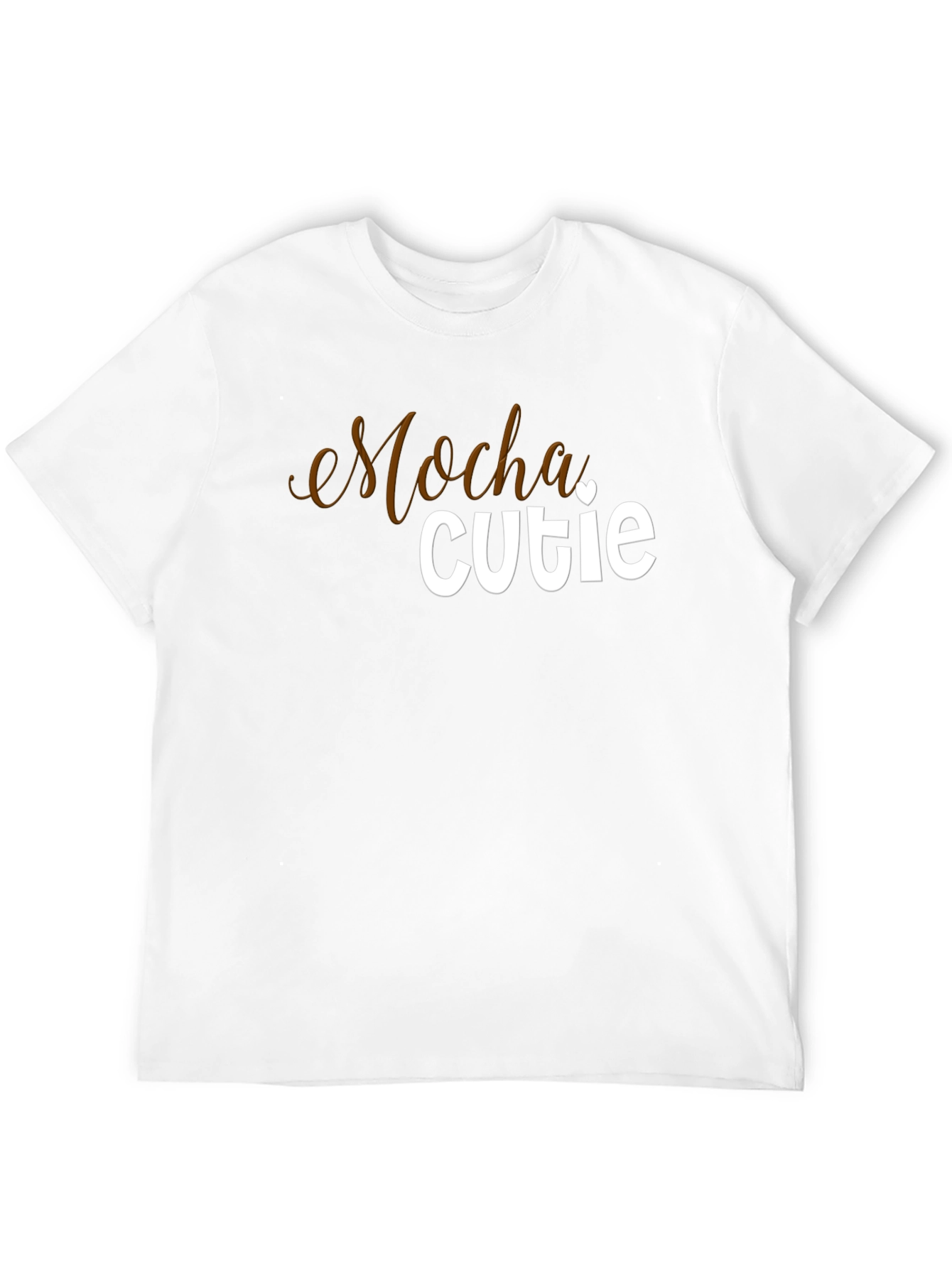 Mocha Cutie Graphic T-Shirt - Stylish Casual Wear