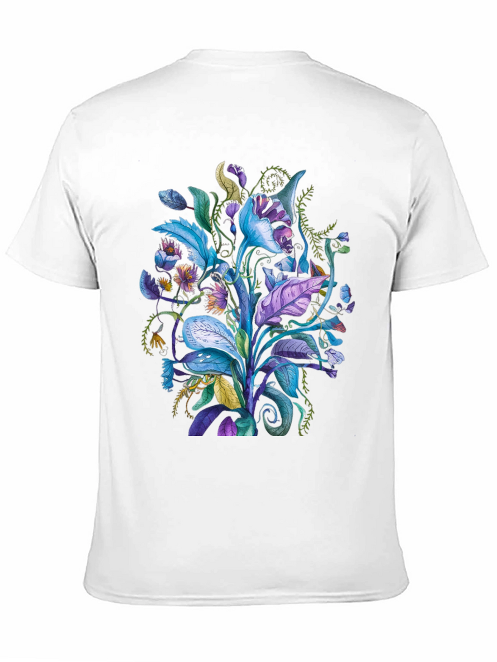 Floral Fantasy Tee - Unique Plant Design