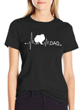 Dog Dad Heartbeat T-Shirt