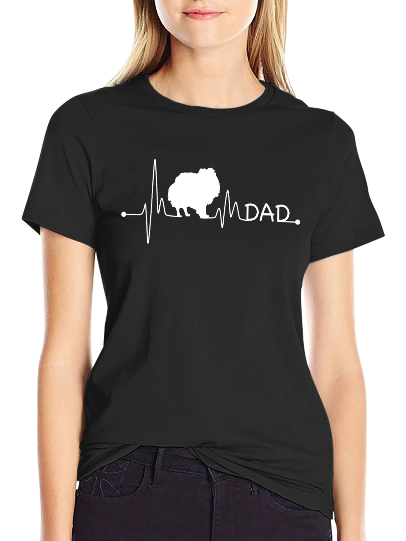 Dog Dad Heartbeat T-Shirt