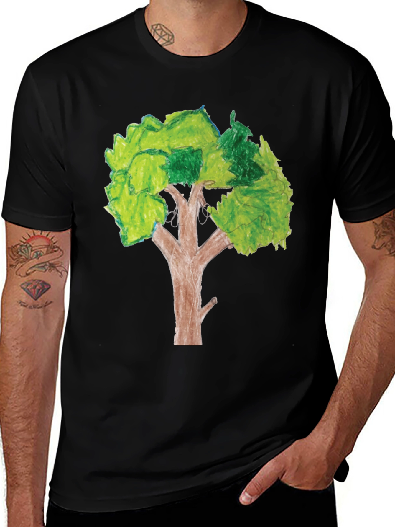 Unique Tree Graphic Tee - Nature Lovers Shirt